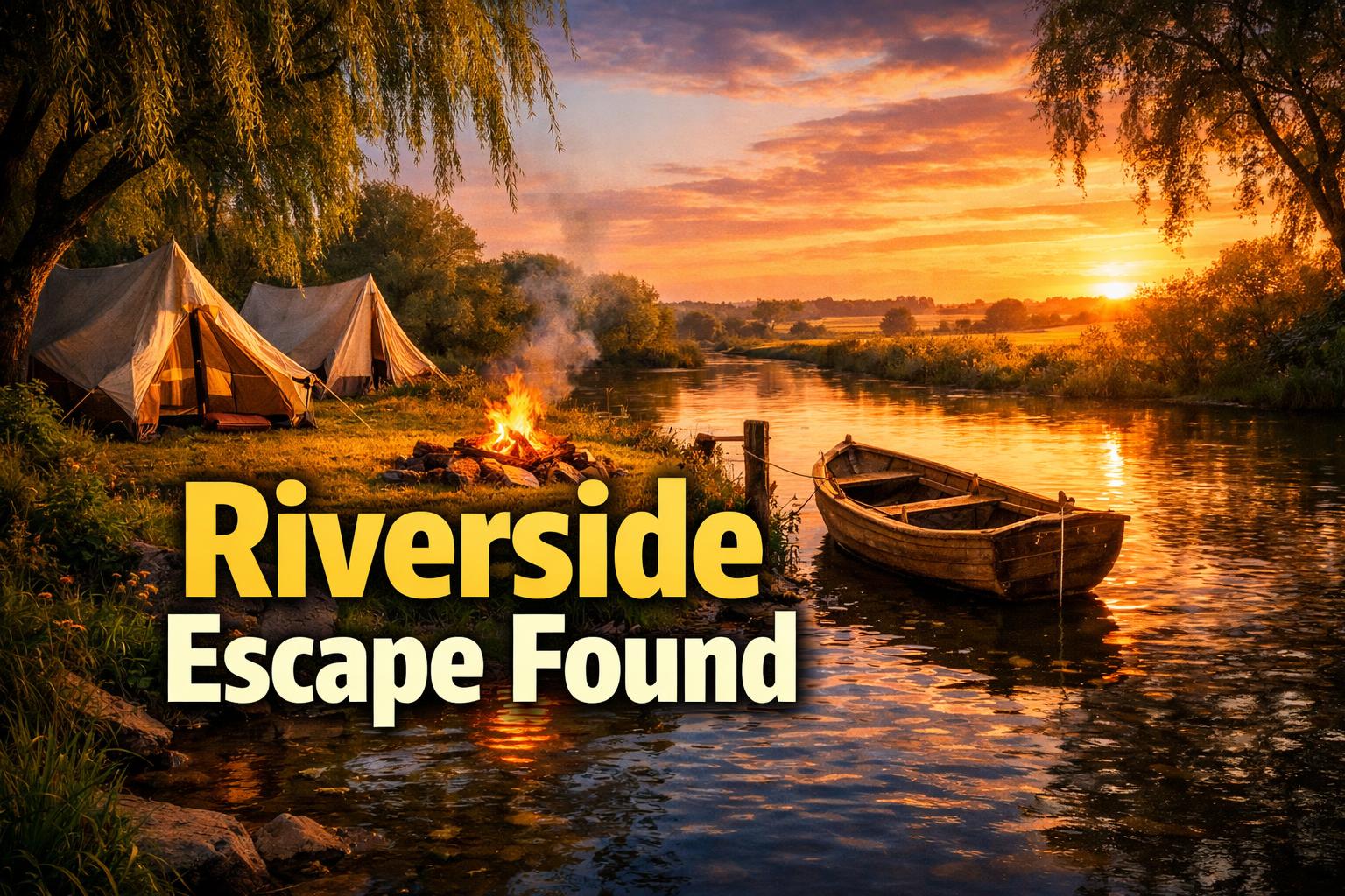 Camping Nottinghamshire: Riverside Pitches Near the River Trent (Boatlane Camping Guide)