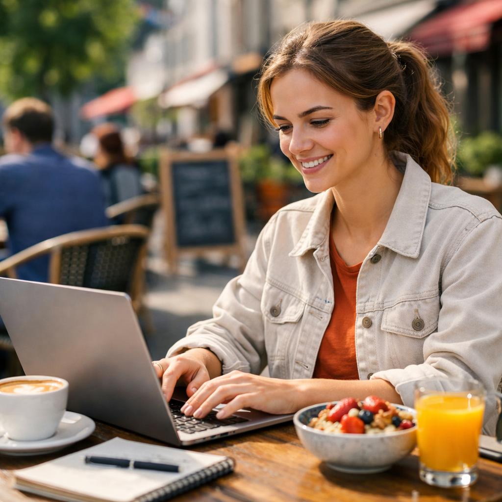 campsite in nottinghamshire illustration