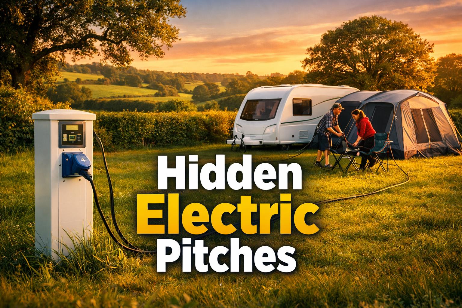 Electric pitch Nottinghamshire — Electric Camping Pitches in Nottinghamshire (Grass Pitches) | Boatlane Camping