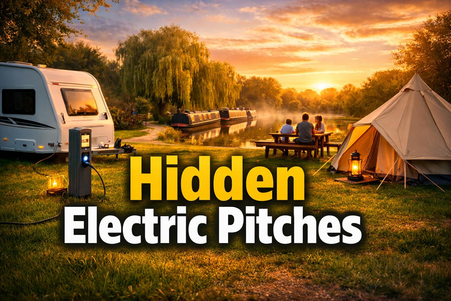 Electric Camping Pitches in Nottinghamshire: What You Get at Boatlane Camping — camping pitches with electric Nottinghamshire