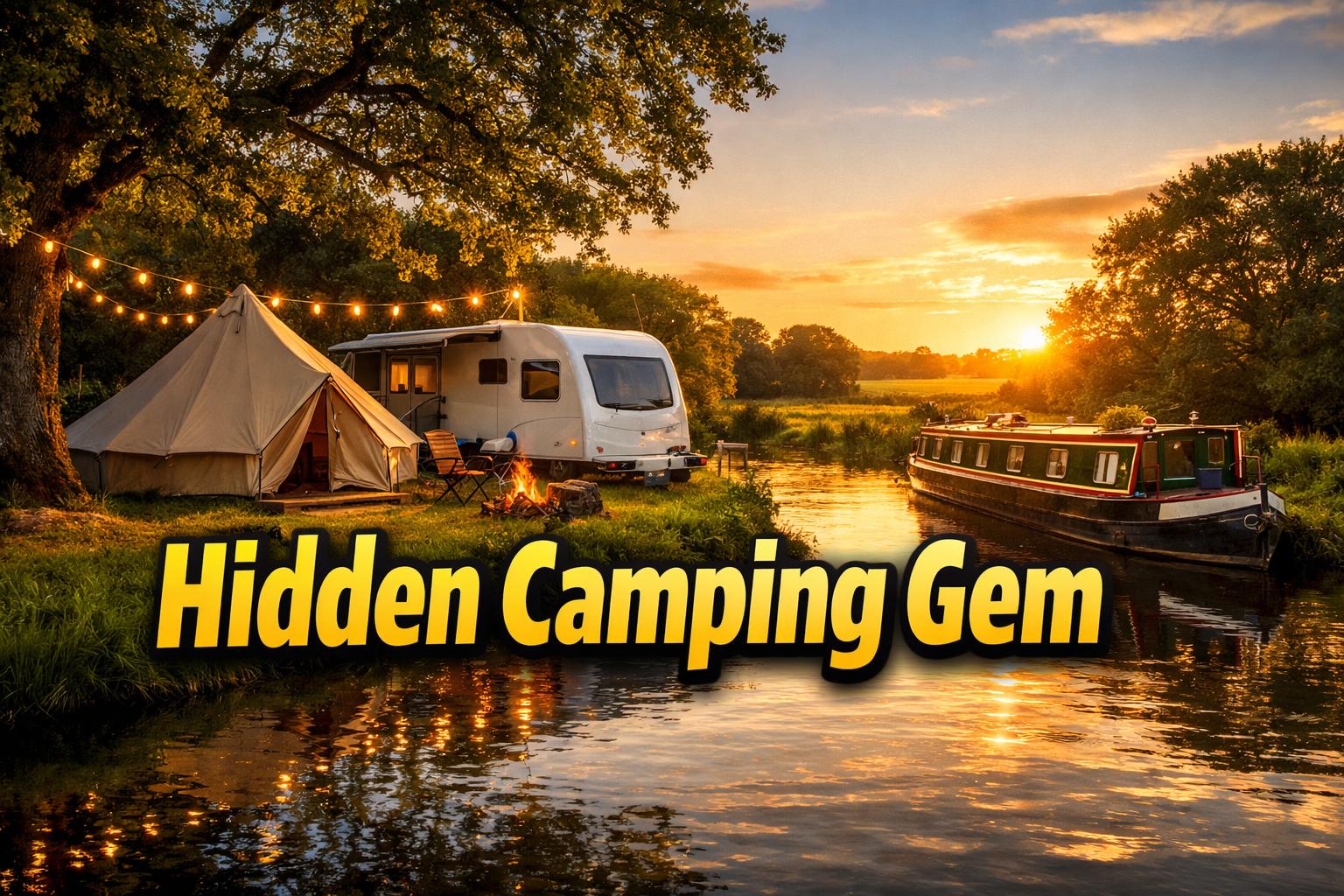 Camping site Nottinghamshire: Camping Site in Nottinghamshire with Electric & Non‑Electric Pitches | Boatlane Camping