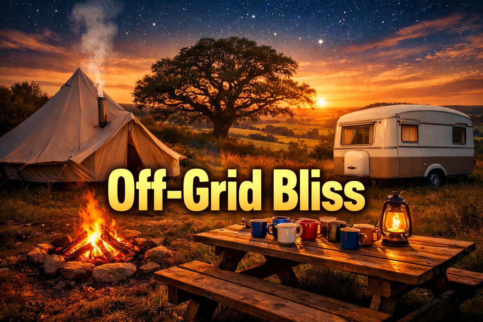Non Electric Pitches Nottinghamshire — Quiet, Simple, Back-to-Basics