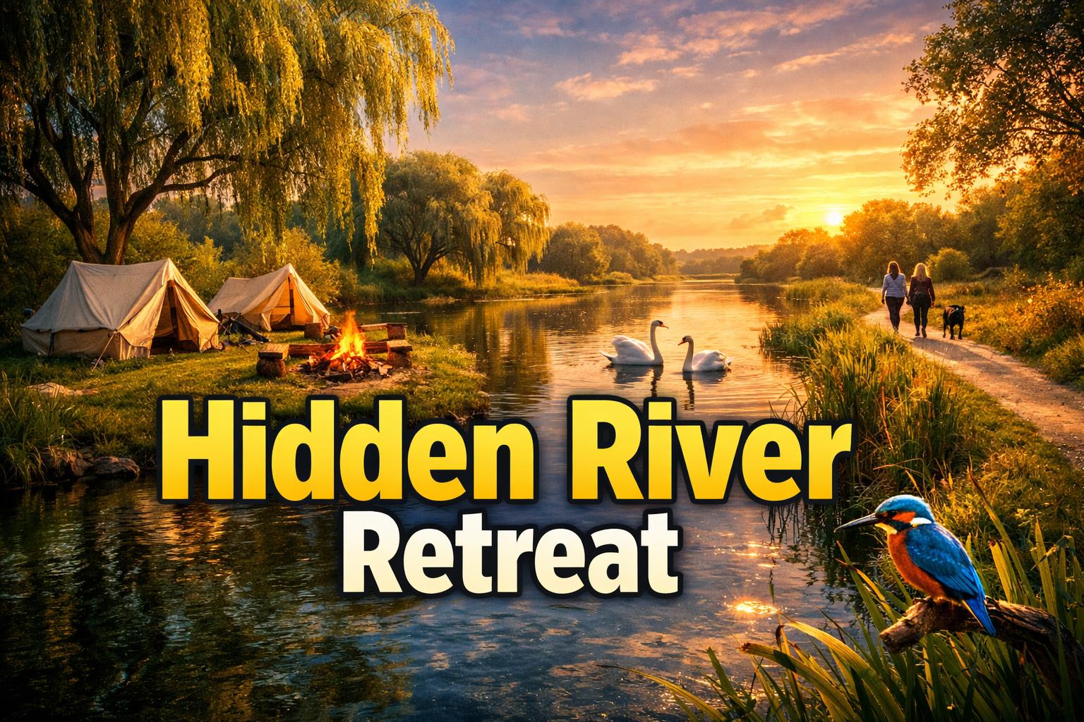 riverside campsite Nottinghamshire: River Trent Views, Walks & Wildlife