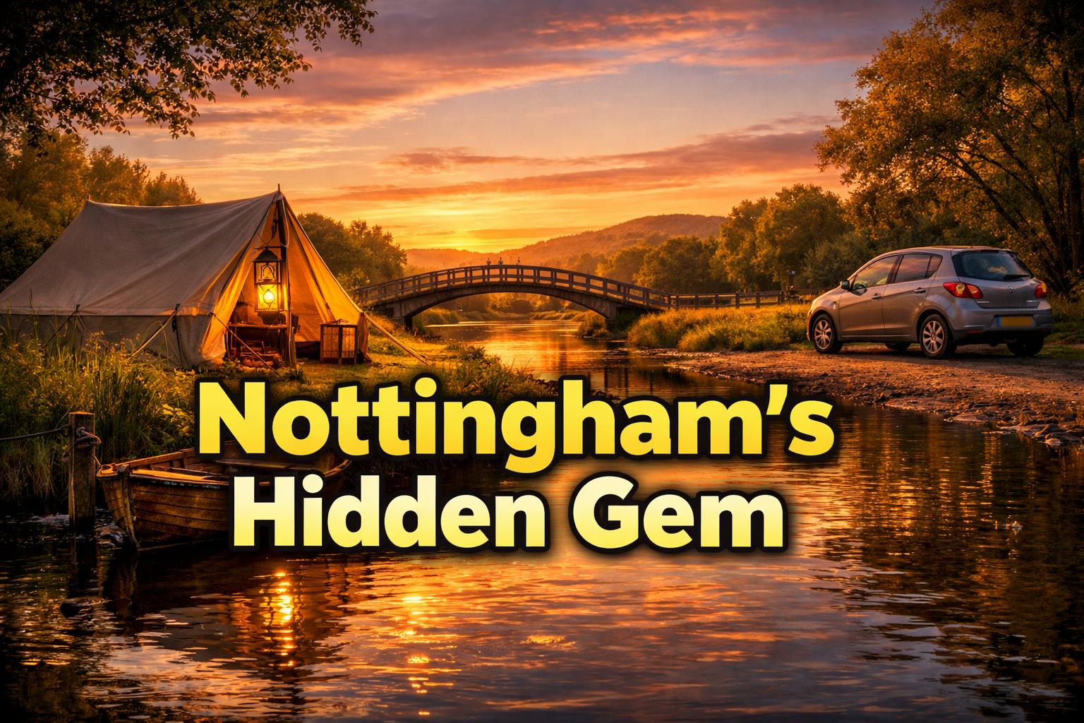 campsite in nottingham: Campsite Near Nottingham: Riverside Camping at Boatlane Camping (Easy Drive, Quiet Setting)