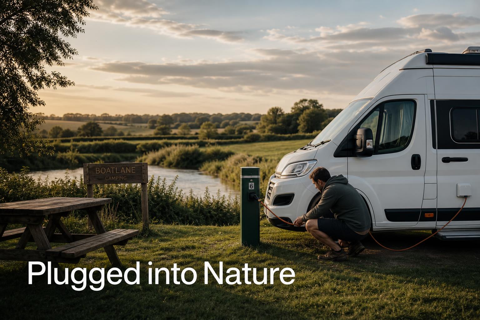 electric hookup camping Nottinghamshire: Electric Hook-Up Camping Pitches in Nottinghamshire (What to Expect at Boatlane Camping)